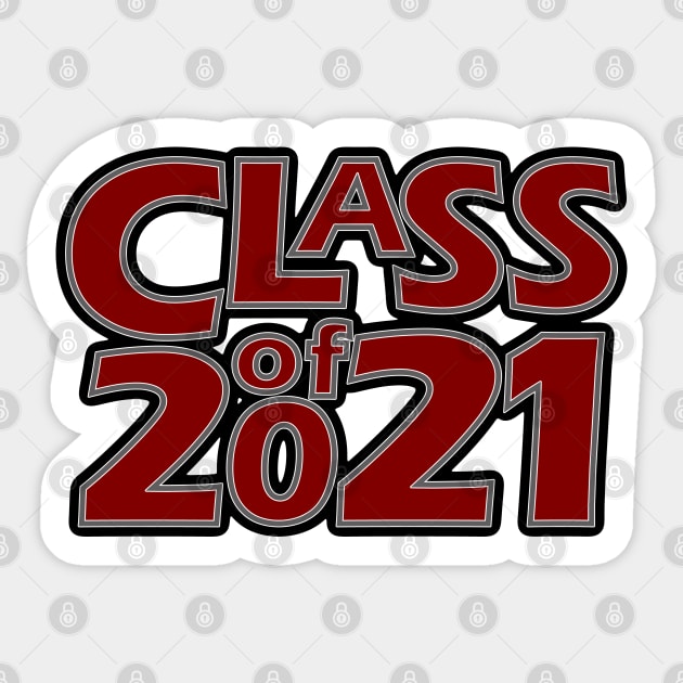 Grad Class of 2021 Sticker by gkillerb